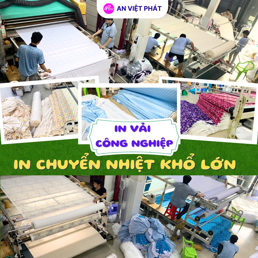 xưởng in vải an việt phát